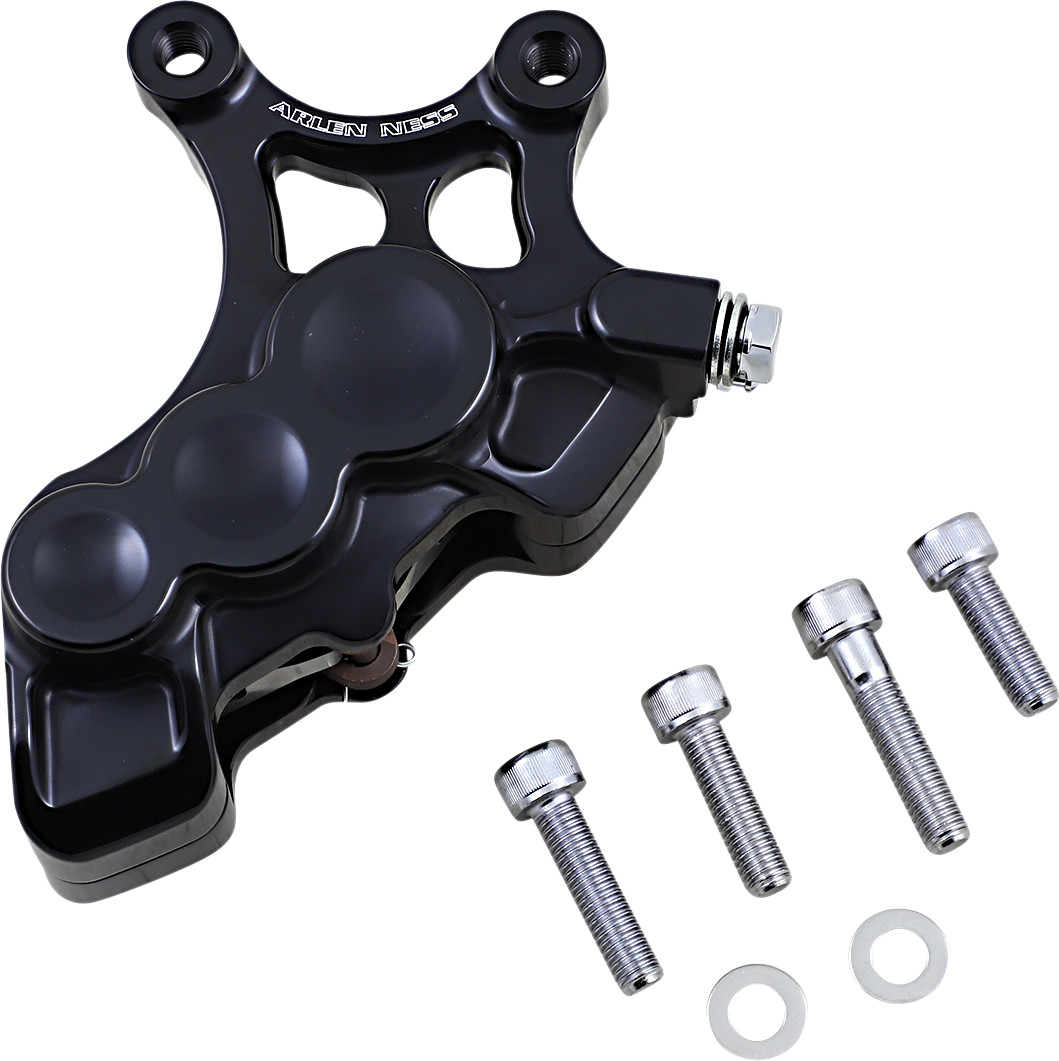 Arlen Ness Front 6 Piston Differential Bore Caliper For Harley With 14" Rotors 2006-2026