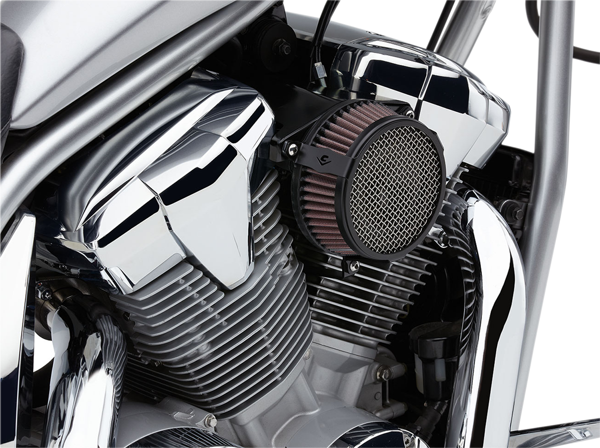 Cobra Round Cross Air Intake Kit Metric Cruiser