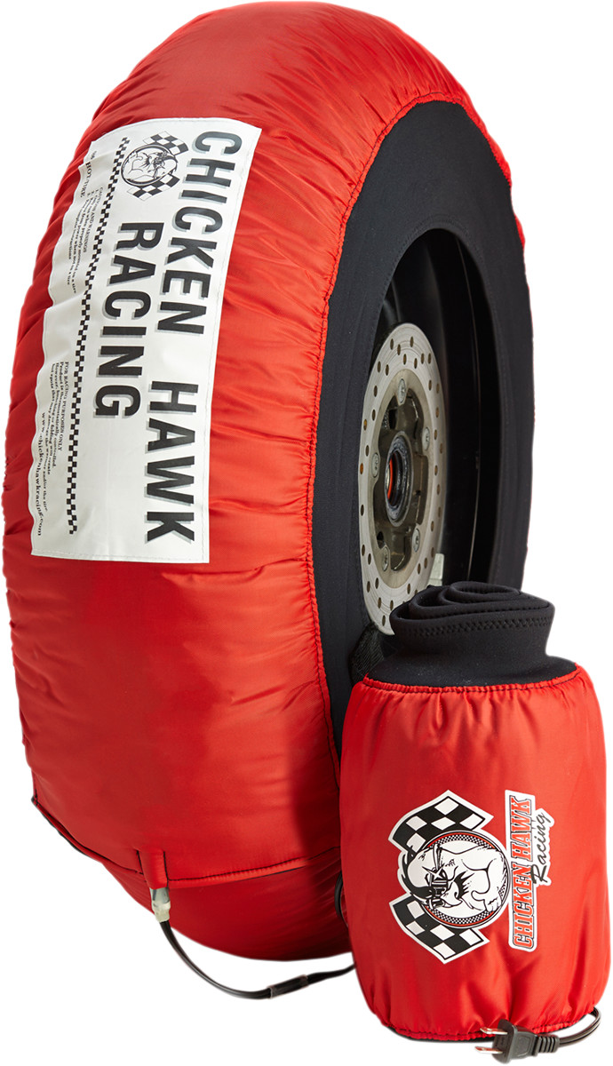 Chicken hawk racing Tire Warmers - Standard - Red - Superbike - Pair