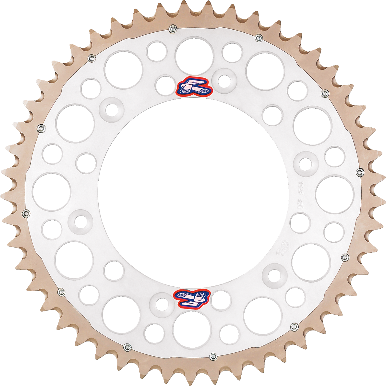 Renthal Twinring™ Rear Sprocket - 48 Tooth - Silver - Honda 48T