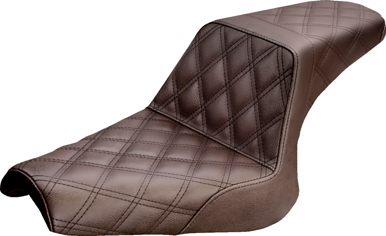 SADDLEMEN Lattice Stitch Step-Up Seat