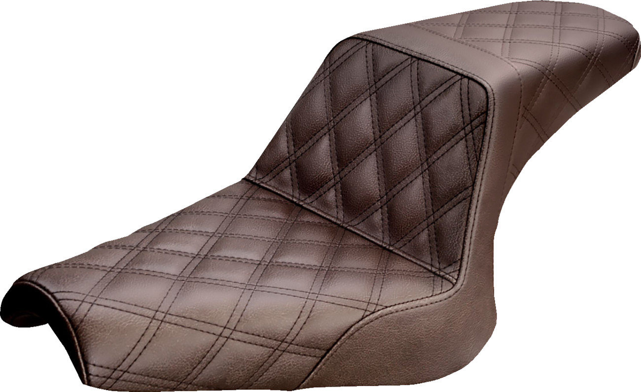 SADDLEMEN Lattice Stitch Step-Up Seat