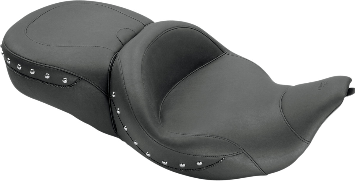MUSTANG Super Touring 2-Up Seat with Driver Backrest Option