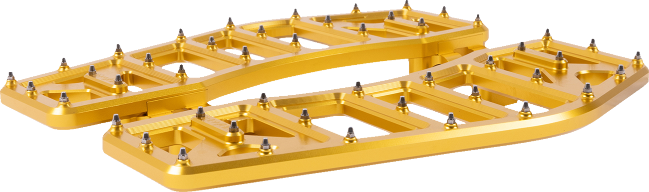 Thrashin supply co. Aggressor Floorboards - Gold Harley Davidson