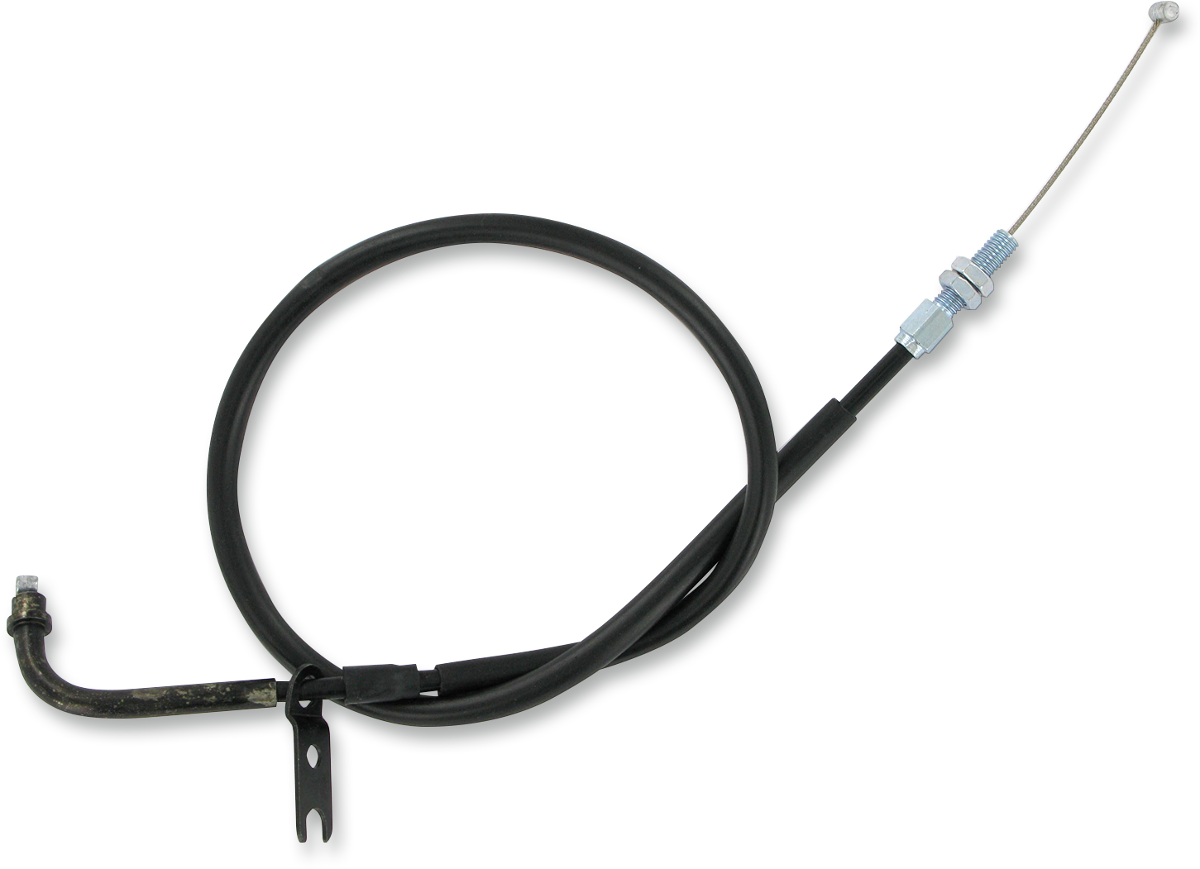 PARTS UNLIMITED Black Vinyl Throttle Cable
