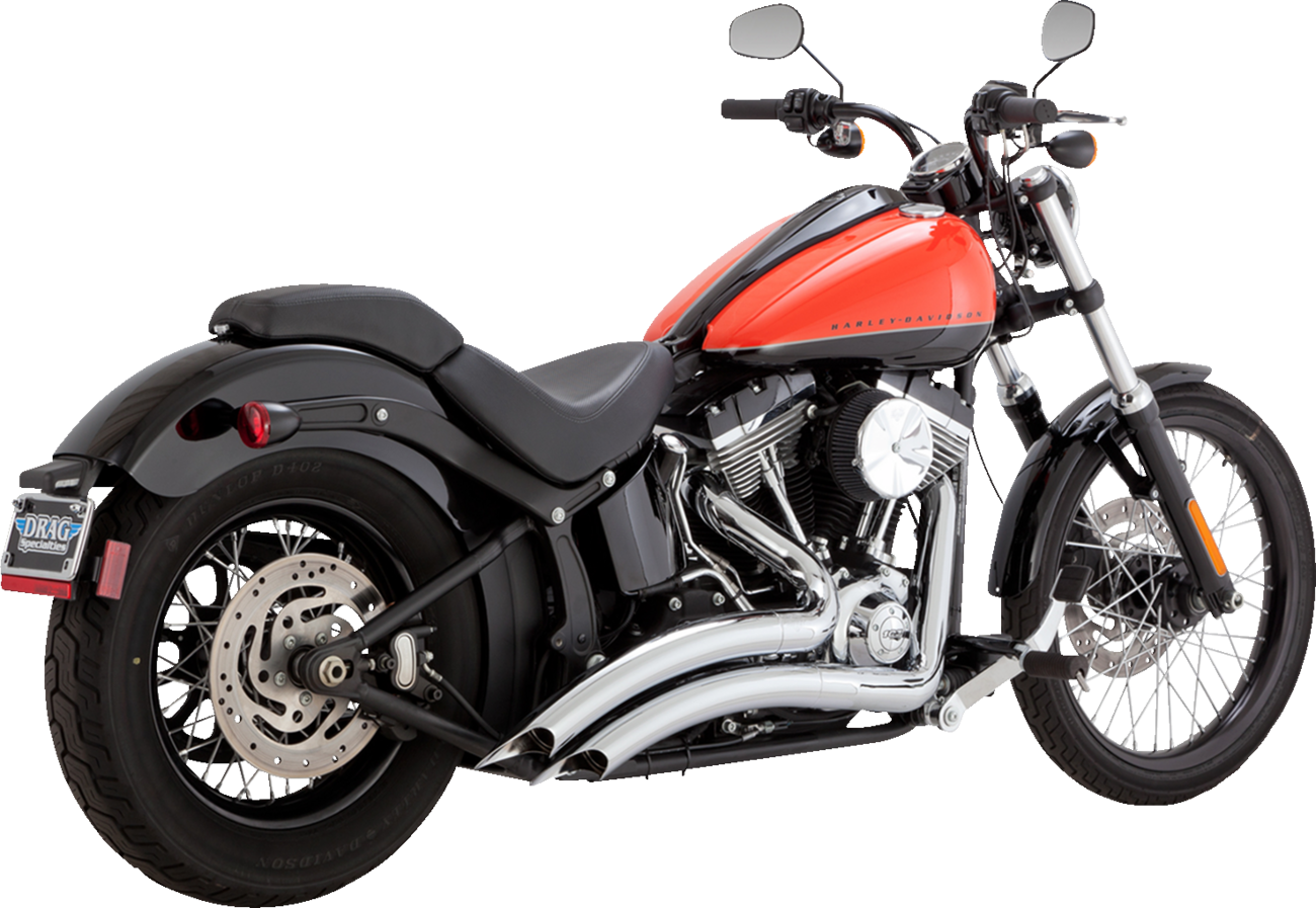 Vance & hines 2-into-2 Big Radius Exhaust System - Chrome Harley Davidson