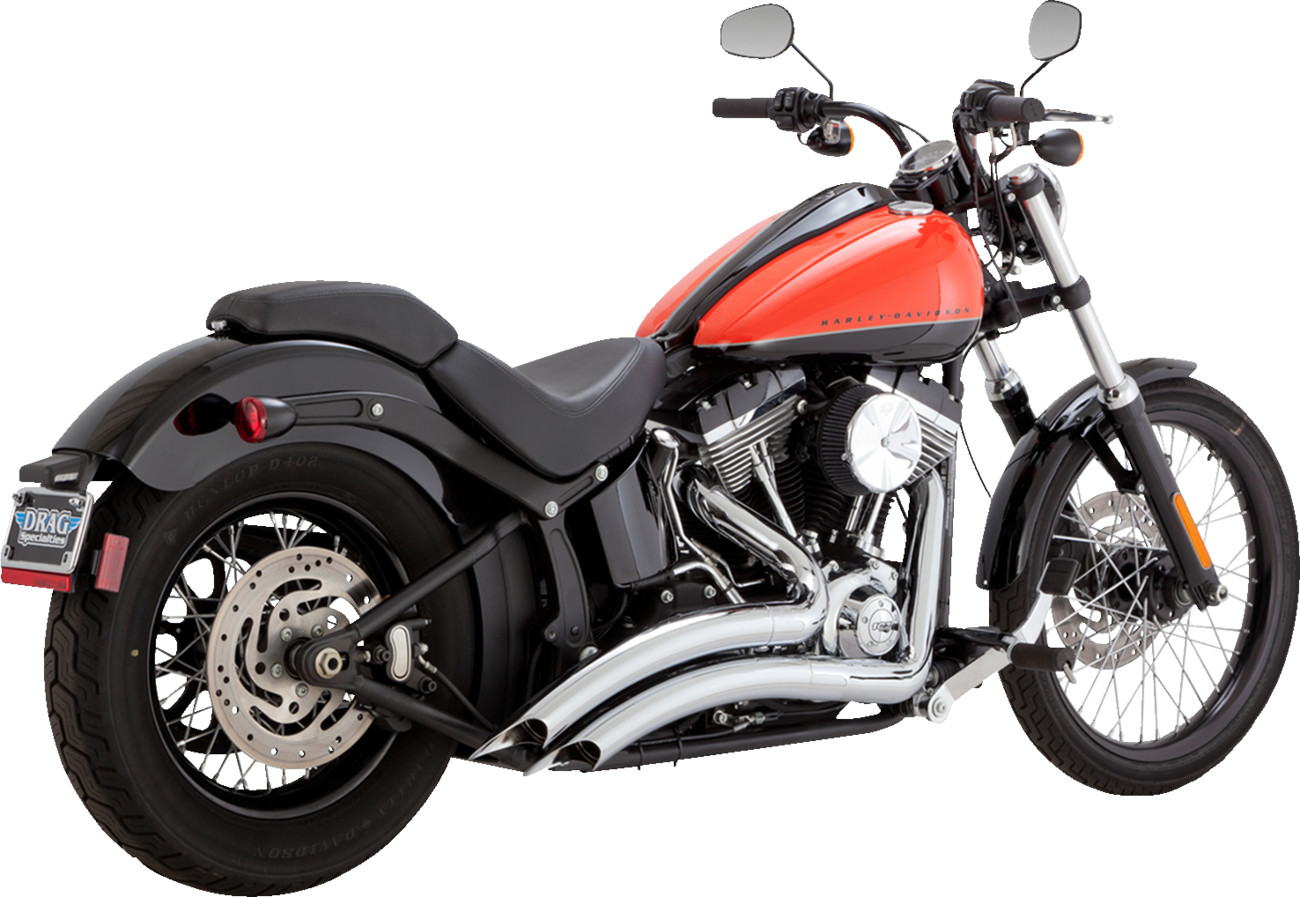 Vance & Hines PCX Big Radius 2-Into-2 Exhaust For Harley Softail 1986-2009