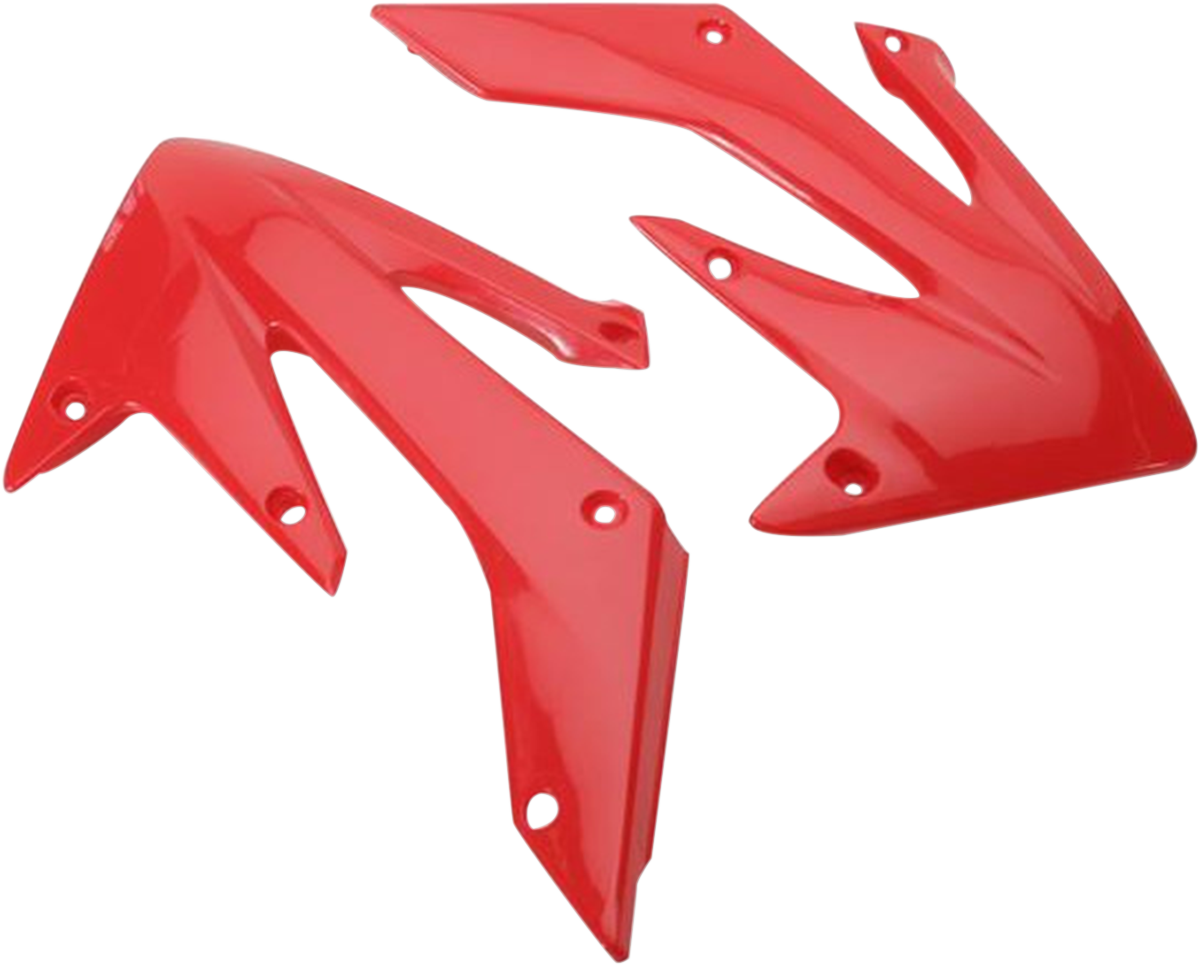 Acerbis Radiator Shrouds - Red 2004-2017 Honda CRF250X / 2004-2009 Honda CRF250R