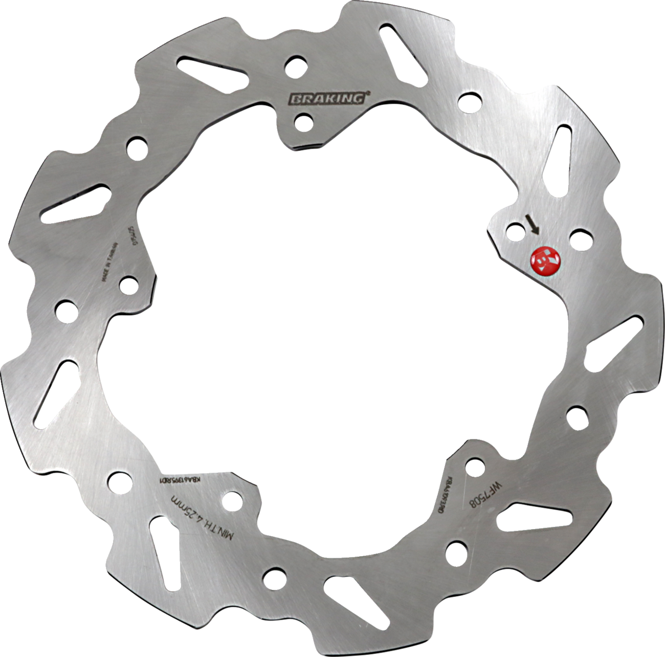 Braking Brake Rotor - Rear - WF7508 2013-2014 BMW HP4 / 2014-2021 BMW S1000RR / 2019-2021 BMW S1000R