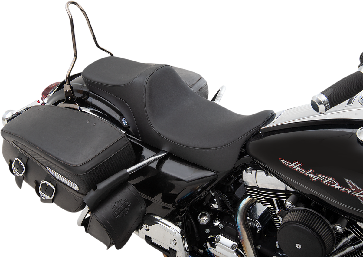 Drag Specialties Predator III Smooth Seat fits 2008-2023 Harley Touring FLHX