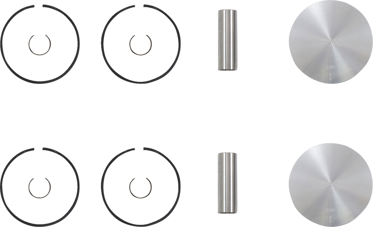 WOSSNER Piston Kit for 2 Stroke