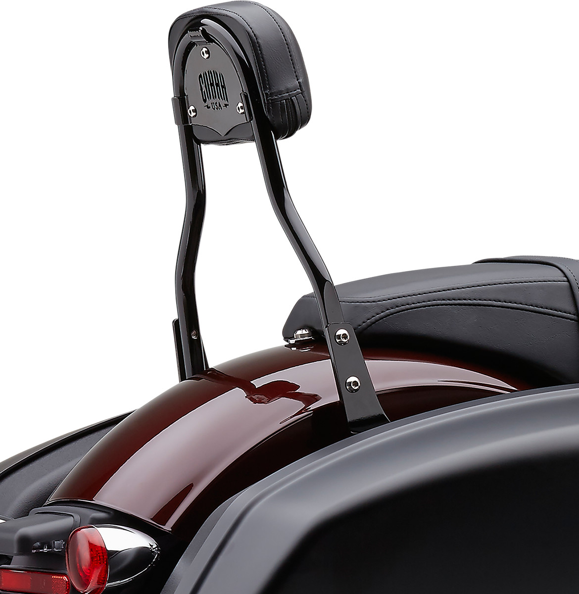 Cobra Round Detachable Backrest For Harley Softail FLSB 2018-2021