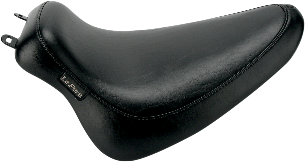Le pera Silhouette Solo Seat - Smooth - Black - FLST '08-'17 2008-2017 Harley Davidson FLSTC Heritage Softail Classic / 2008-2017 Harley Davidson FLSTN Softail Deluxe