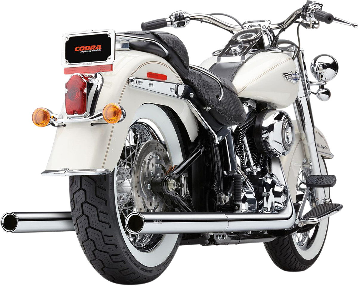 Cobra Dual Exhaust For Harley Softail 2007-2011