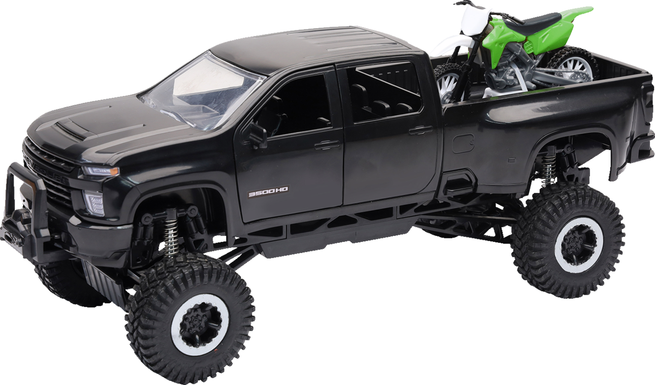 NEW RAY TOYS Truck w/Dirt Bike Replica