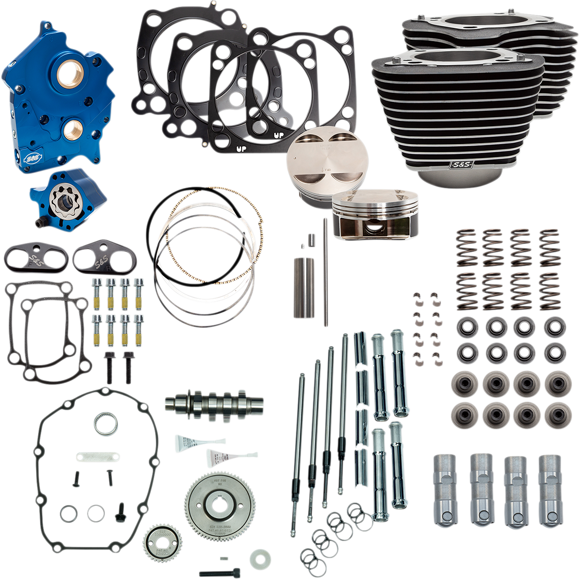 S&S CYCLE 128" Power Package for 114"/117" Oil Cooled M8