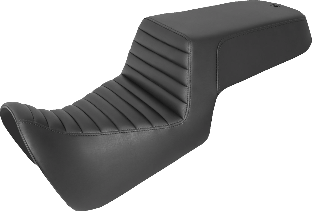 SADDLEMEN Step-Up Seat — Front Tuck-n-Roll/Rear Smooth