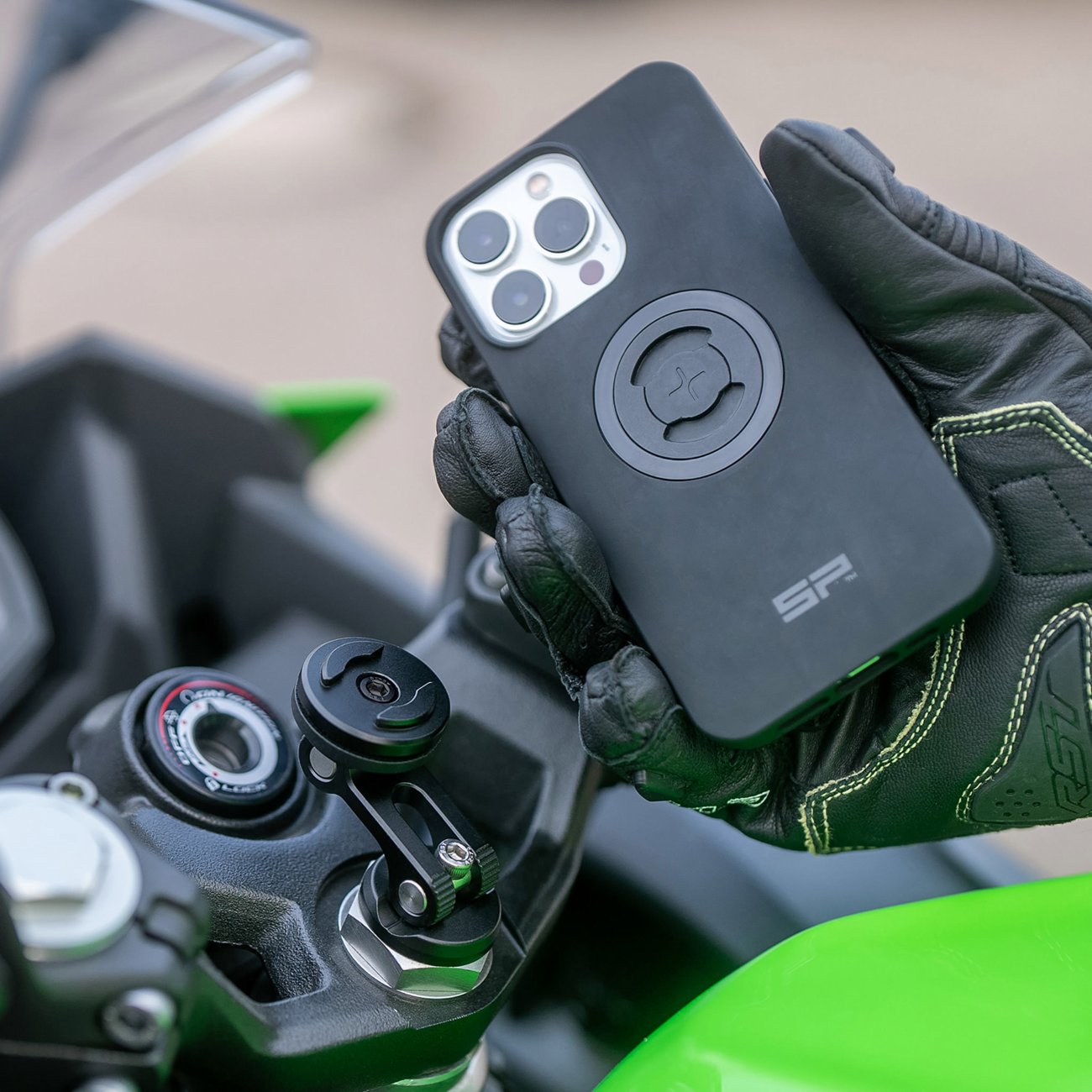 SP Connect SPC+ Moto Stem Mount Pro