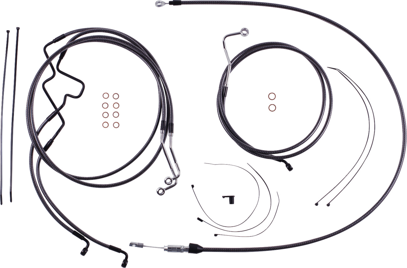 Magnum shielding KARBONFIBR Designer Handlebar Installation Kit - 10" - '21-'22 FLHR 2021-2022 Harley Davidson FLHR Road King / 2021-2023 Harley Davidson FLHRXS Road King Special