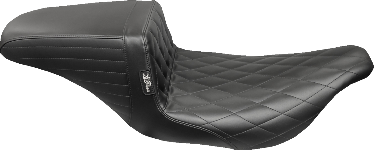 Le pera Kickflip Seat - Diamond - Black - FL '97-'07 Harley Davidson