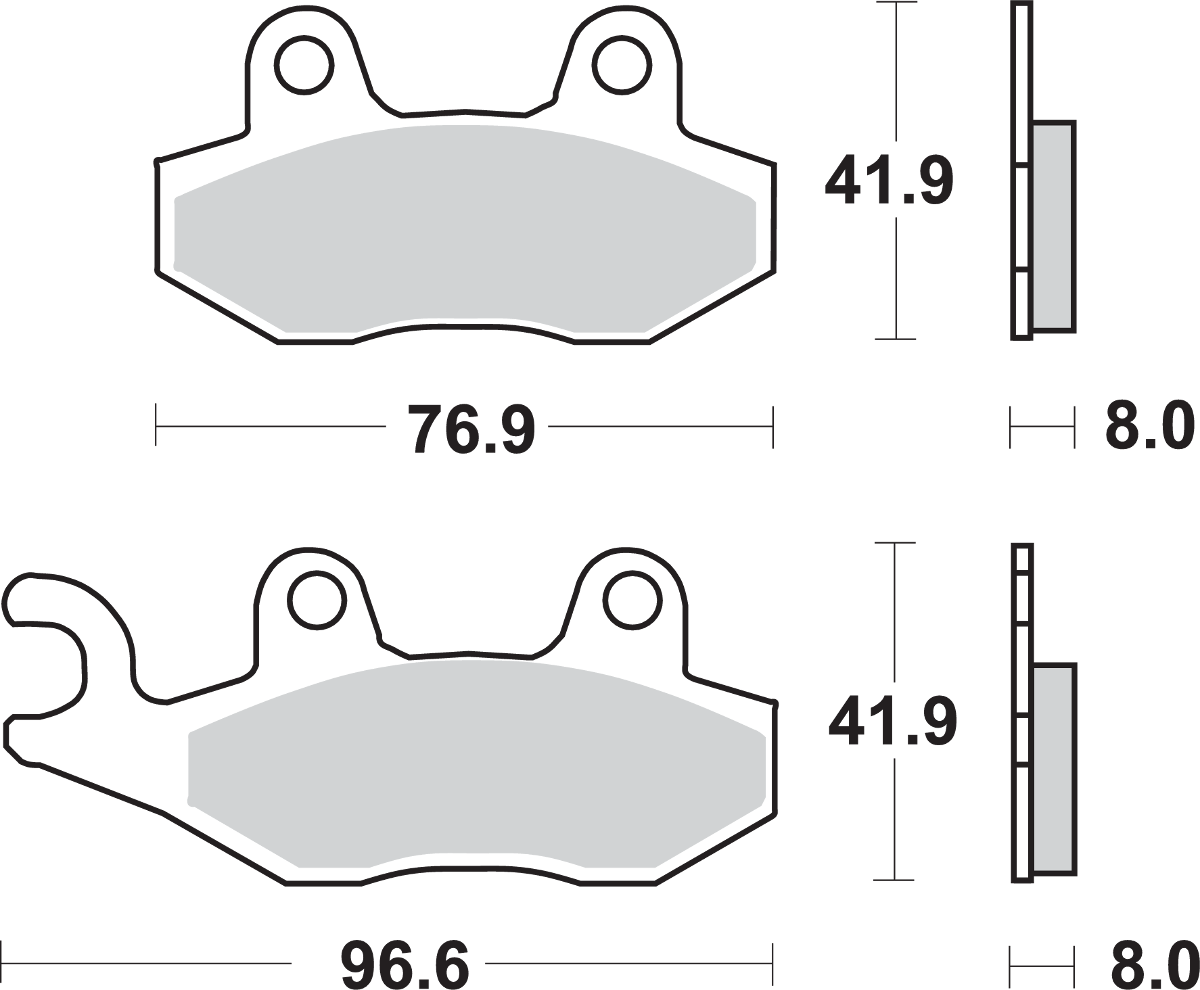 SI Offroad Sintered Brake Pads