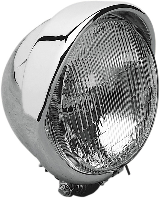 Drag Specialties Headlight Assembly w/ Built-In Visor