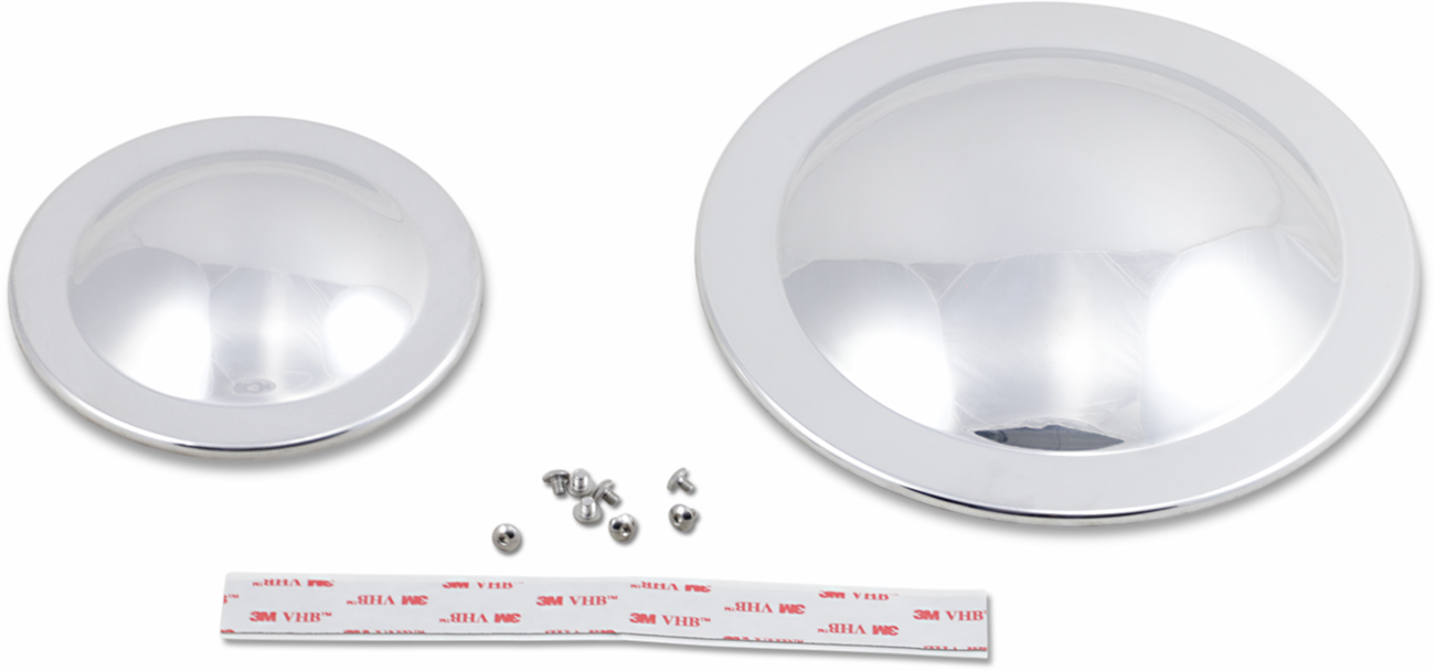BELT DRIVES LTD. Polished Domed Pulley Cover Kit