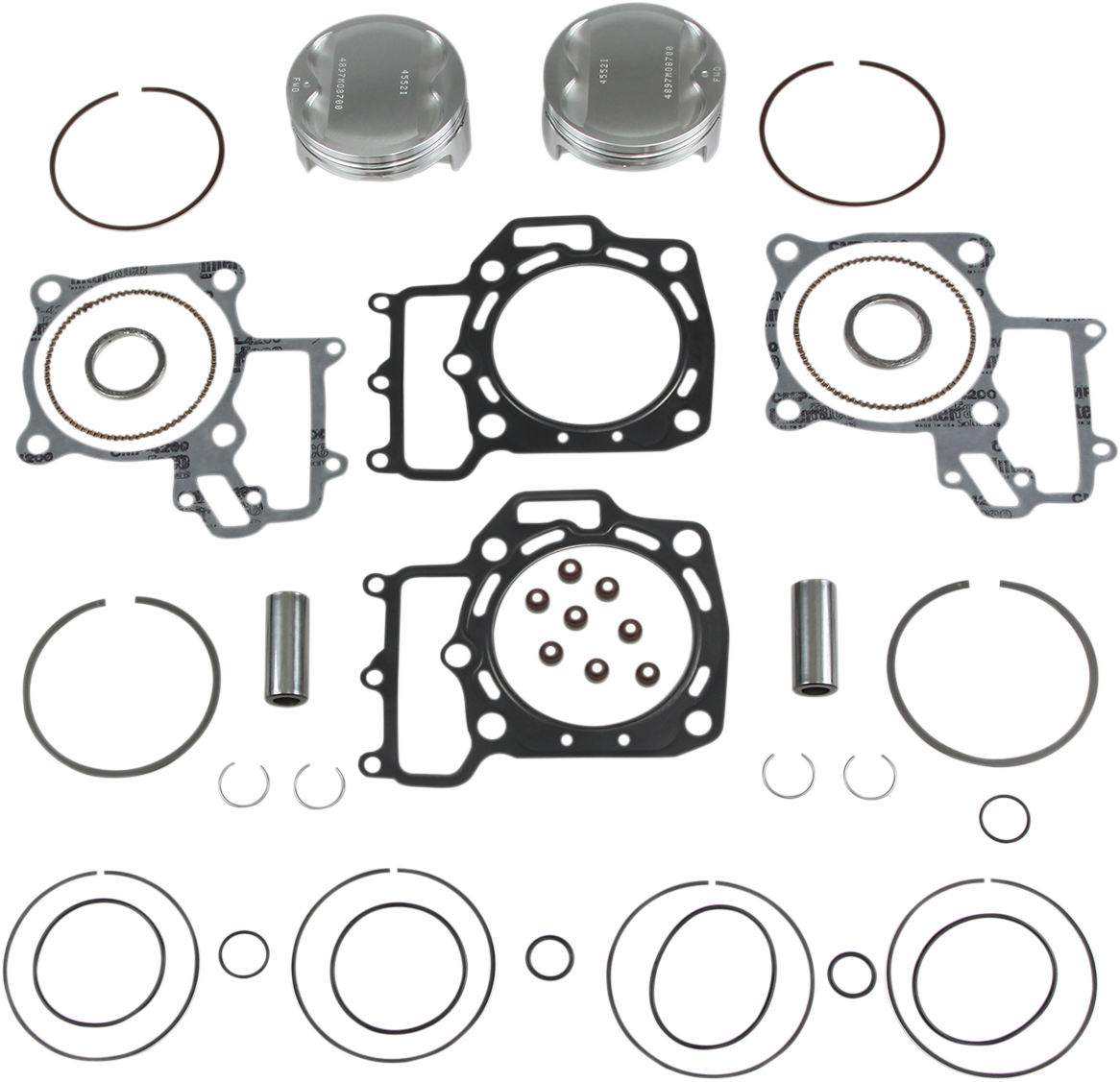 High-Performance Piston Kit with Gaskets for 4-Stroke