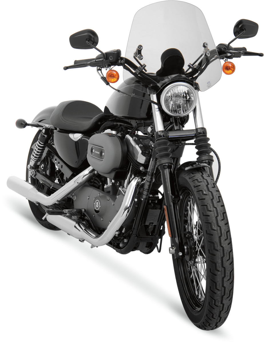 Memphis Shades Shooter Handlebar-Mounted Windshield