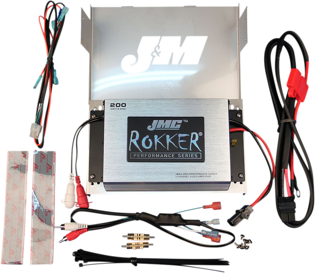 J & m JMC ROKKER® 200 W 2-Channel Amplifier Kit