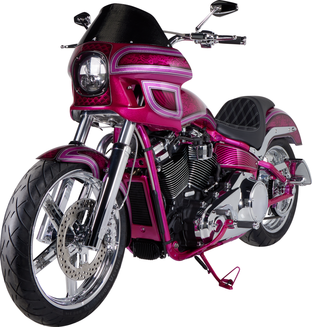 Arlen Ness Mini Stocker Billet Mirror