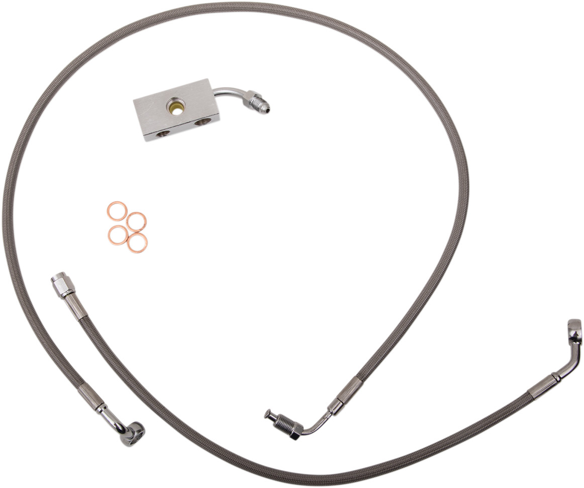 LA CHOPPERS Stainless Steel Brake Line Kit