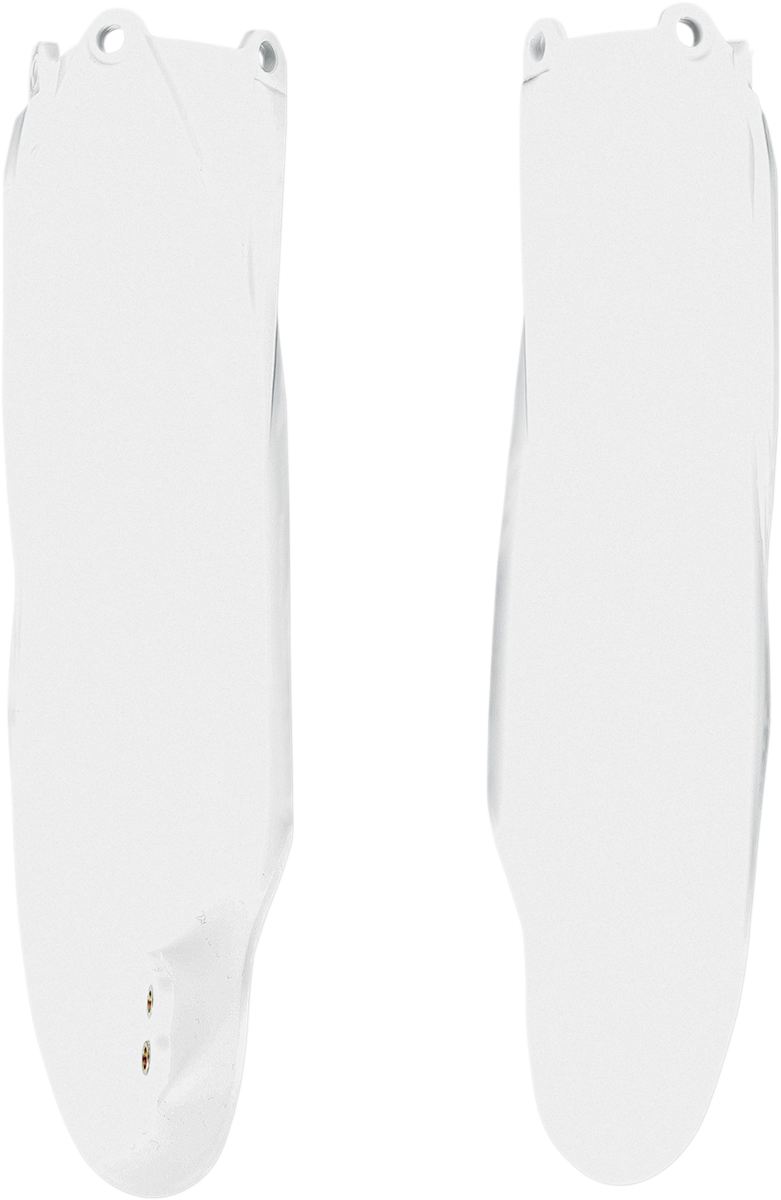 Ufo Fork Tube Protectors - White - YZF Yamaha