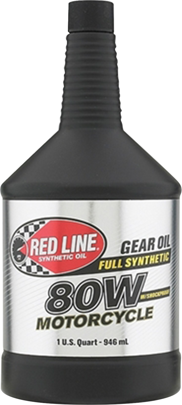 Red Line 80W Motorcycle Gear Oil with ShockProof