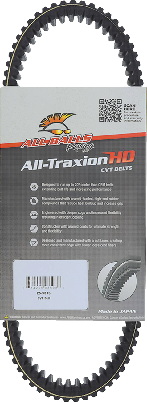 ALL BALLS All-Traxion HD CVT Belt