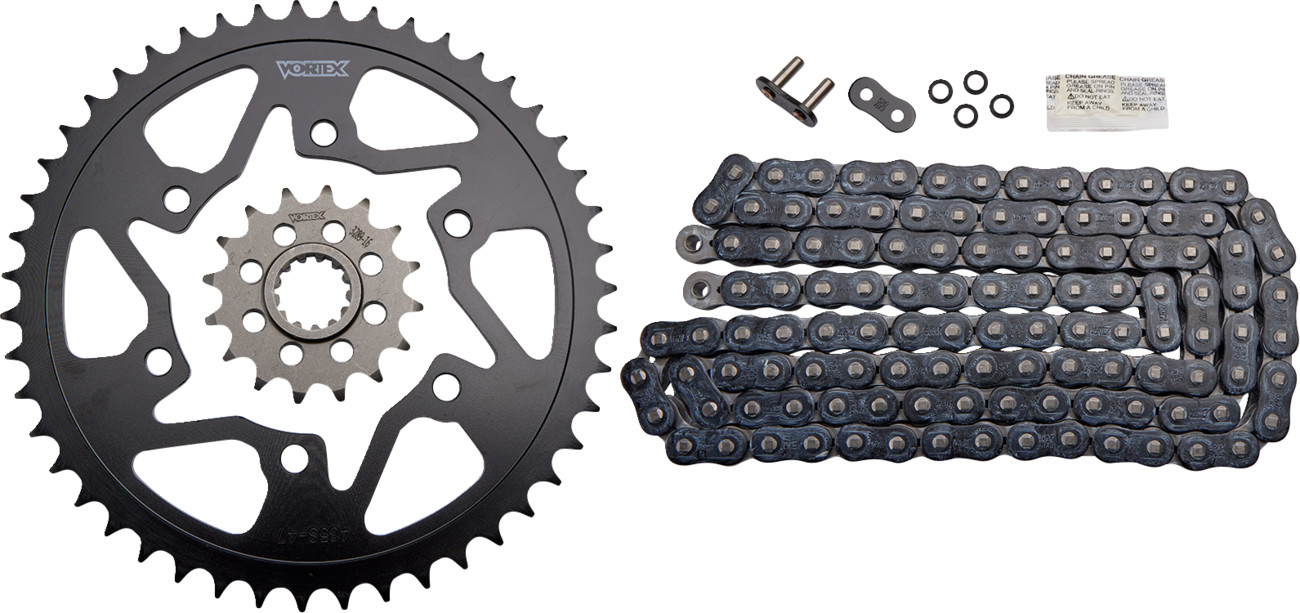 Vortex V3 HFR Quick Accel Chain And Sprocket Kit Yamaha R1 2006-2008