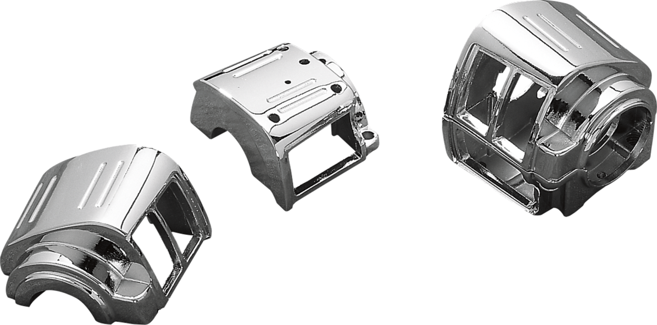 Drag specialties Handlebar Switch Housing Kit - Chrome Harley Davidson