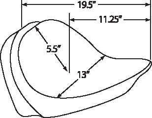 SOLO SEATS WITH  EZ GLIDE II BACKREST OPTION 