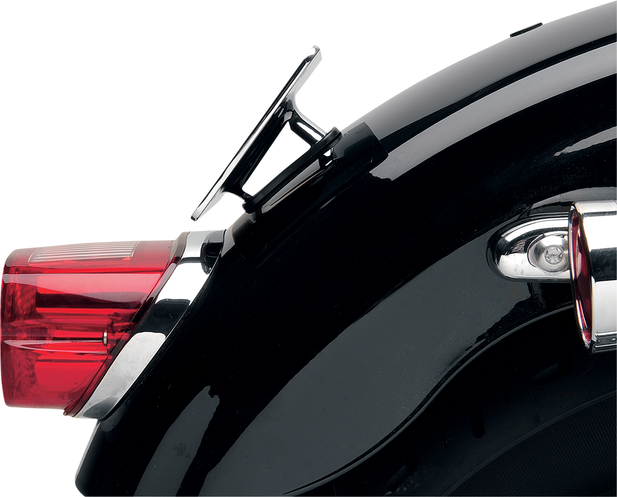 Drag specialties Fender License Plate Mount - Chrome Harley Davidson