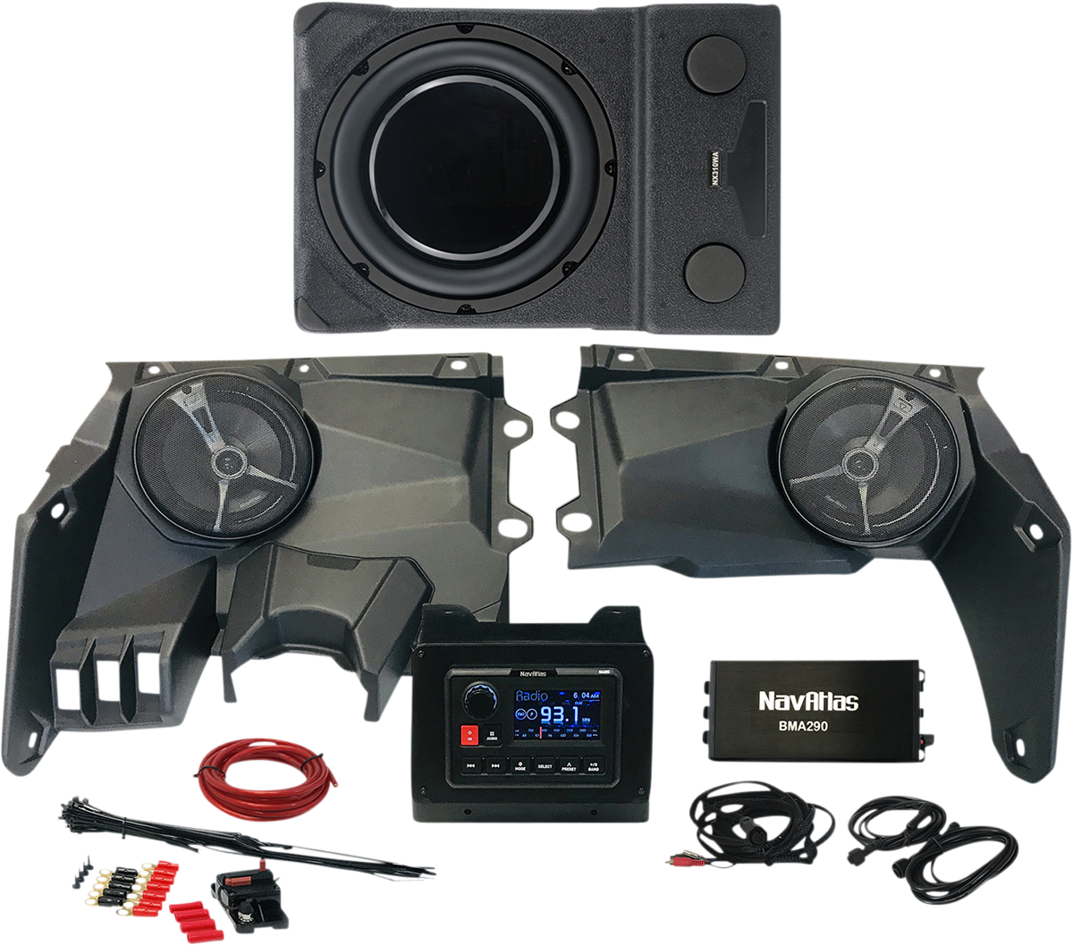 NavAtlas Zone 3 Audio Kit Can-Am Maverick X3 MAX 2017-2021