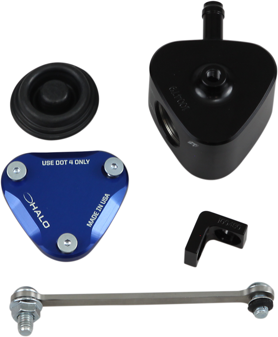 Driven Black 31cc Front Brake Reservoir Left Exit
