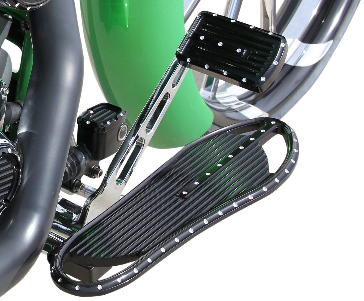 Covingtons Dimpled Driver Floorboards For Harley 1984-2025