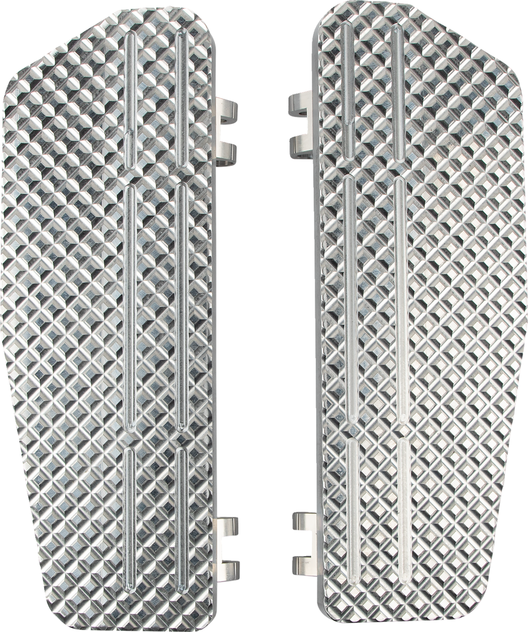 La choppers County Line Billet Floorboards - Raw - FL Harley Davidson