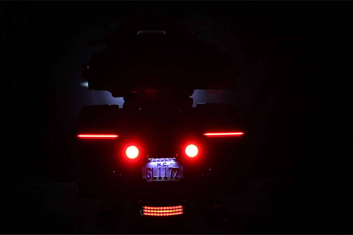 Custom Dynamics Low Profile LED Saddlebag Lights for 99-13 Harley
