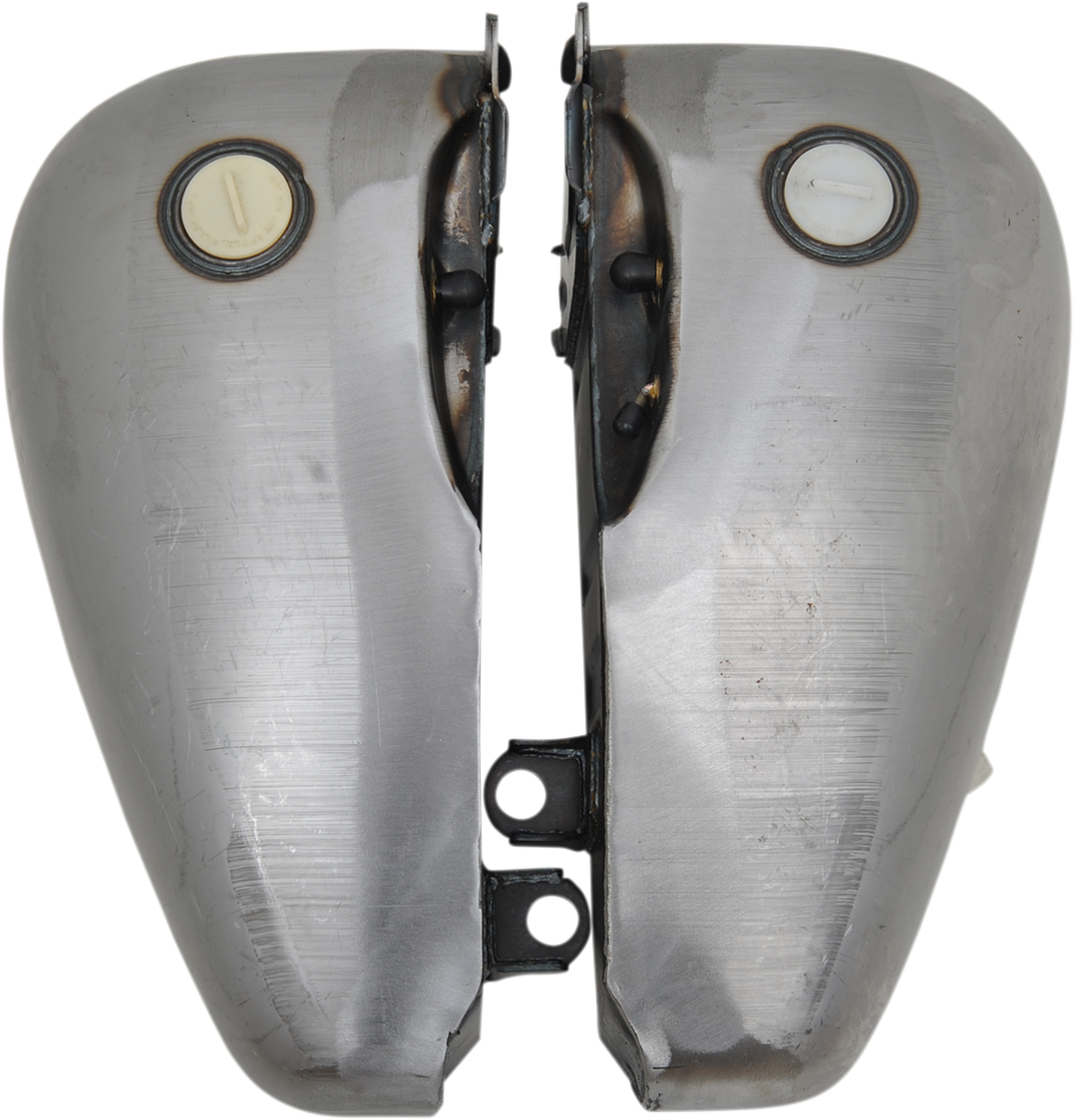 Drag specialties Fat Bob Style Gas Tanks - Flatside - 6 Gallon Harley Davidson