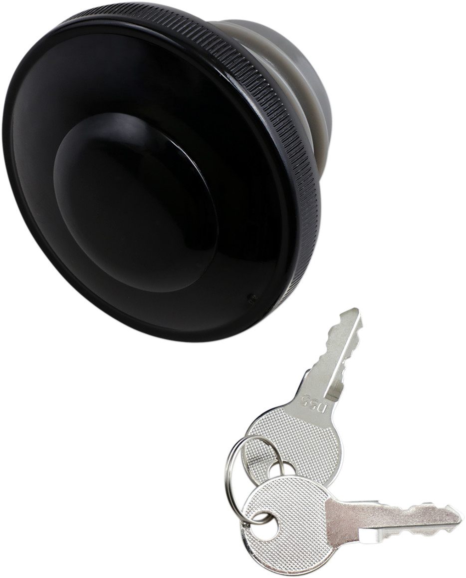 Drag Specialties Screw-In Locking Gas Cap — Vented