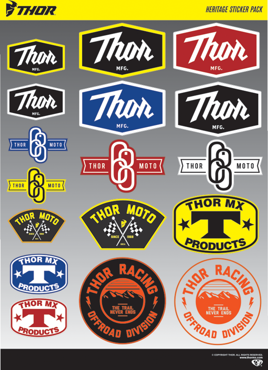 THOR Decal Sheet
