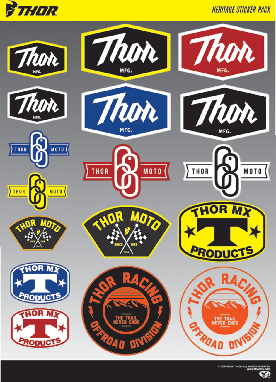 THOR Decal Sheet
