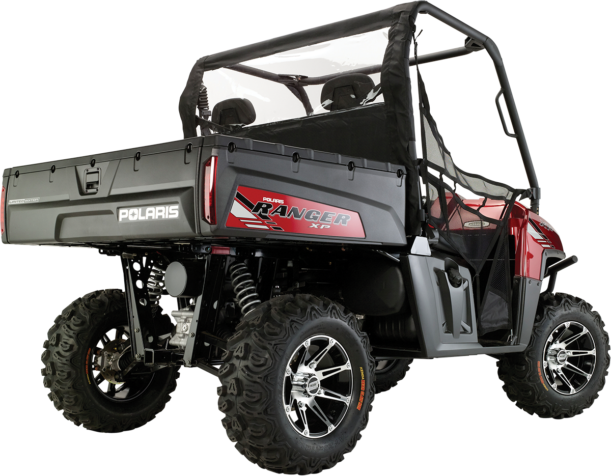 Moose offroad Wheel - 387X - Front - Machined Black - 14x7 - 4/156 - 4+3 Polaris/Kawasaki/Yamaha