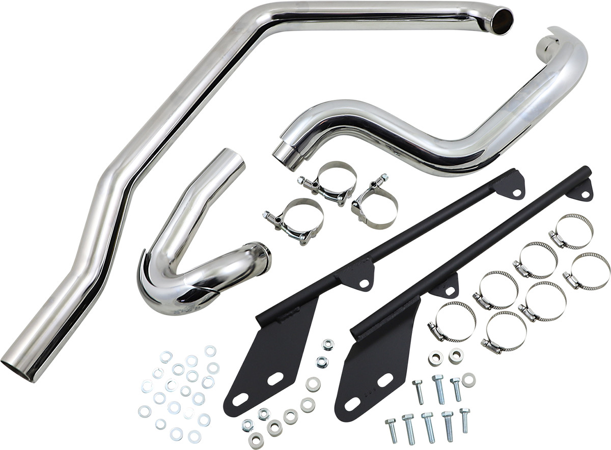 BASSANI XHAUST Power Curve True-Dual Crossover Header Pipes